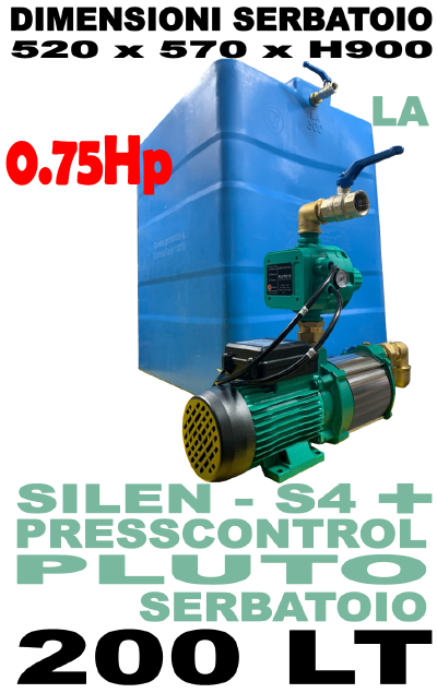 Elettropompa Autoclave Serbatoio Cisterna 1 Hp - 0.75 Kw - Foto 6